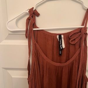 luca & grae tie midi dress